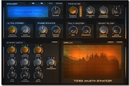 Tone2 Audiosoftware announce AkustiX Enhancer plugin