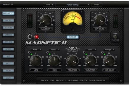Nomad Factory Releases MAGNETIC II – Audio Tape Warming Plug-In