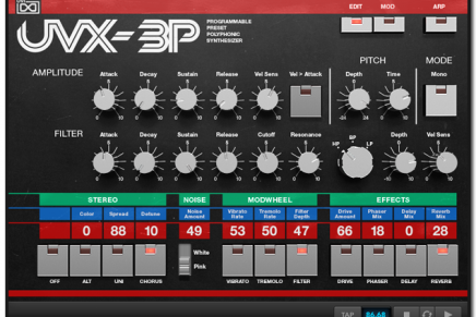 UVI releases UVX-3P Virtual Vintage Synth
