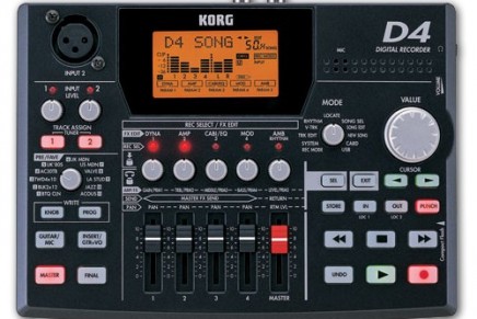 Korg launches D4 – New 4 track recorder