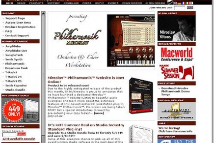IK Multimedia launches official Miroslav Philharmonik website