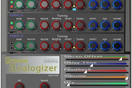 Nusofting releases Groove Analogizer – VST drum synth