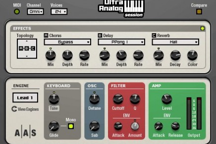 AAS releases Ultra Analog Session for Mac and Windows