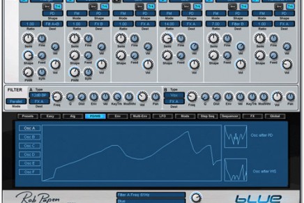 Rob Papen synthesizer BLUE goes RTAS
